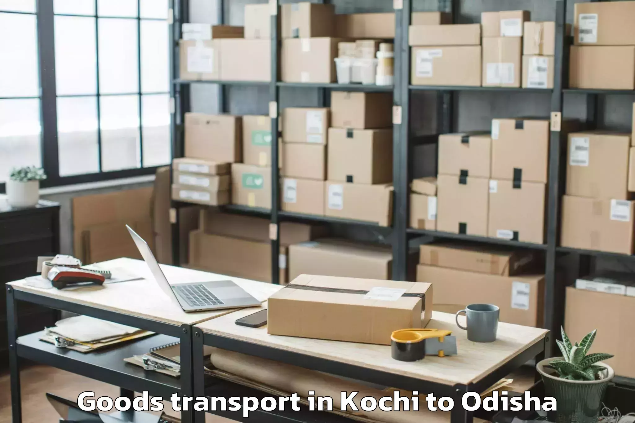 Leading Kochi to Kamakhyanagar Goods Transport Provider